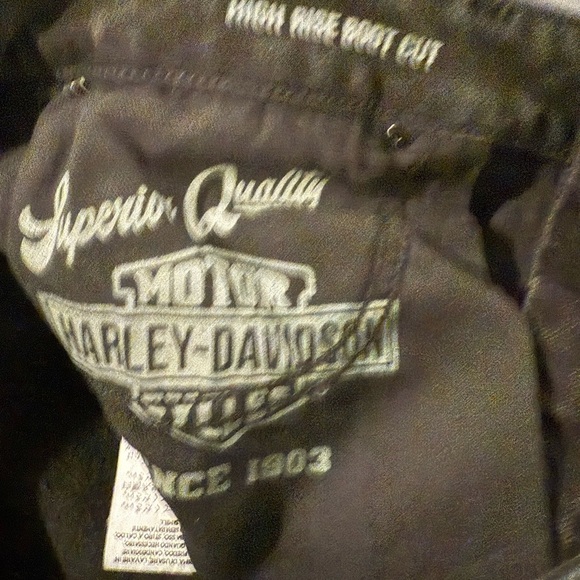 Harley-Davidson High Rise  Womens  Bootcut Black Jeans Size 32. - Picture 6 of 9